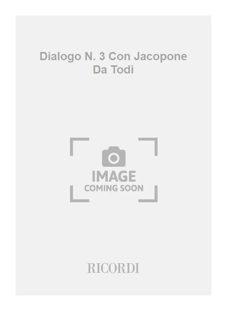 Dialogo N. 3 Con Jacopone Da Todi